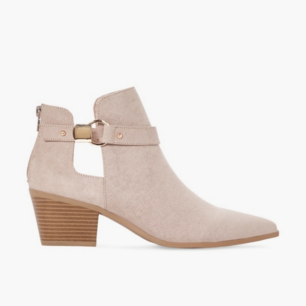 Jaelyn Buckle Detail Bootie